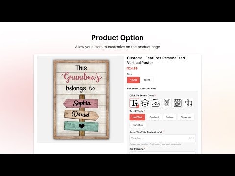 Customall Product Personalizer gallery image