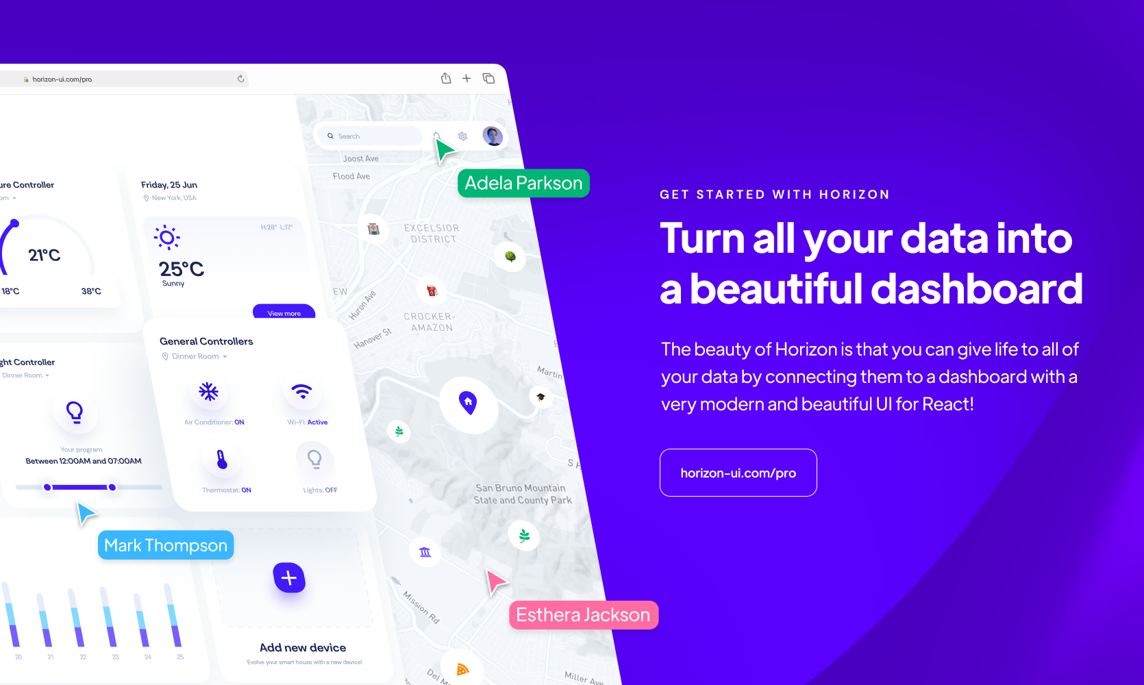 Horizon UI TypeScript Pro media 2