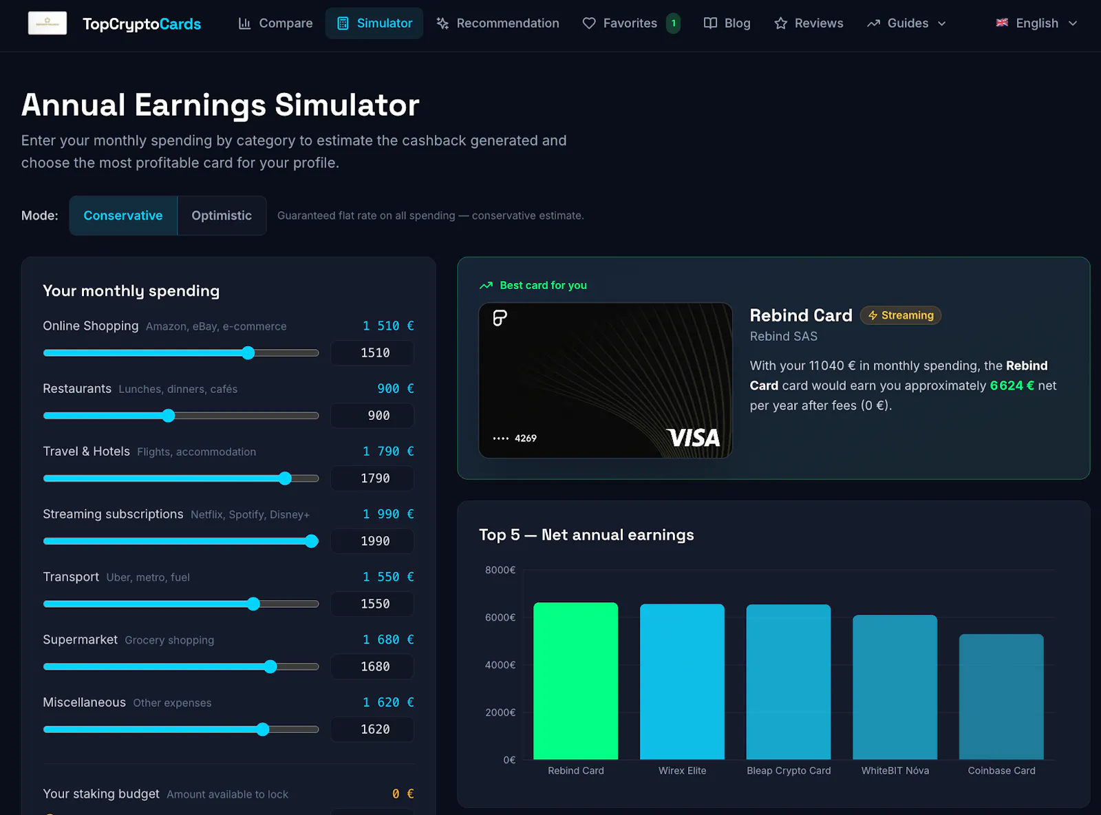 Topcryptocards screenshot 2