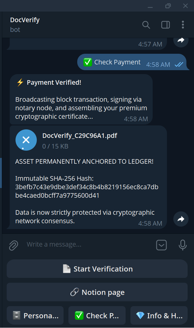 DocVerify — CYBERPUNK NOTARY gallery image