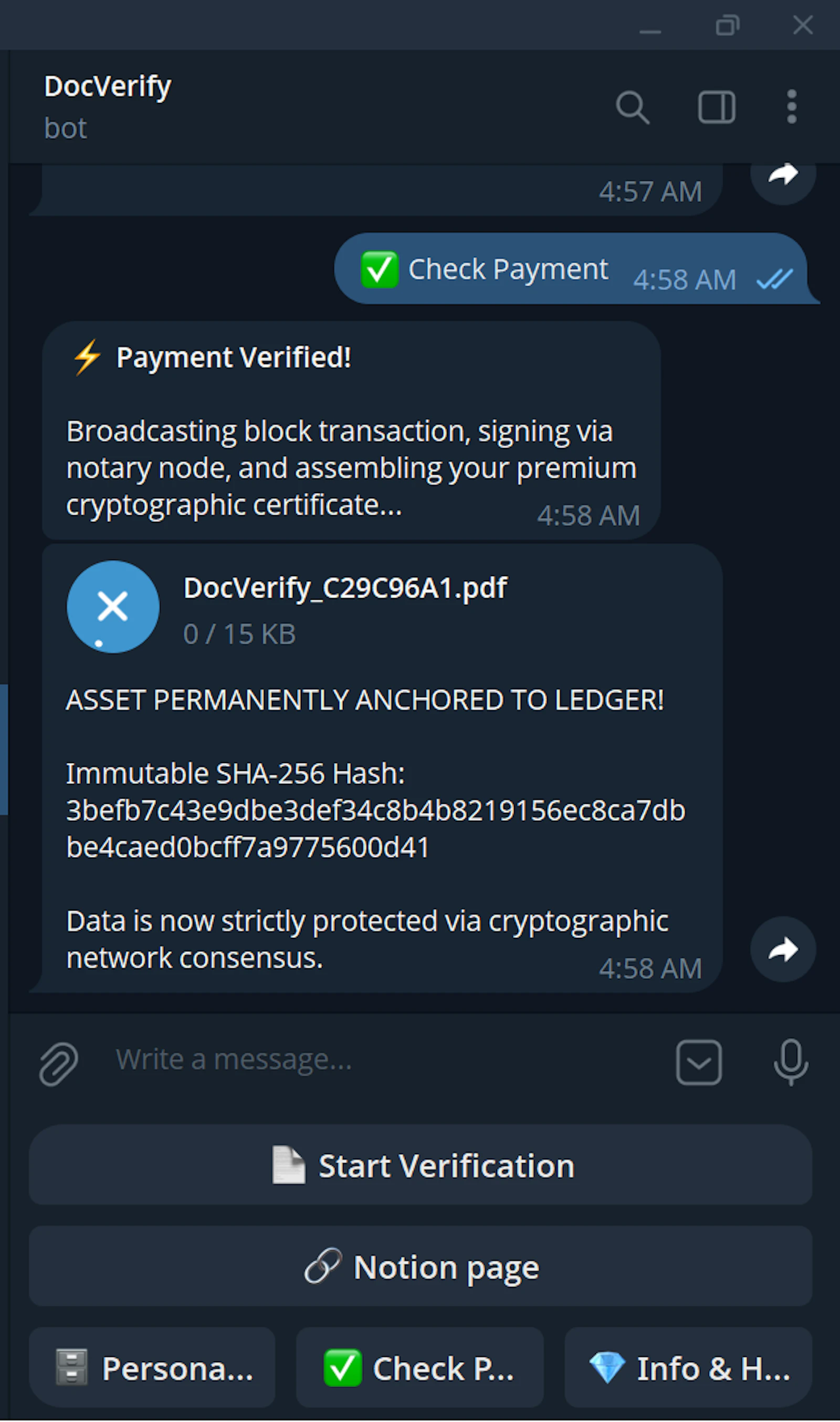 DocVerify — CYBERPUNK NOTARY screenshot 4