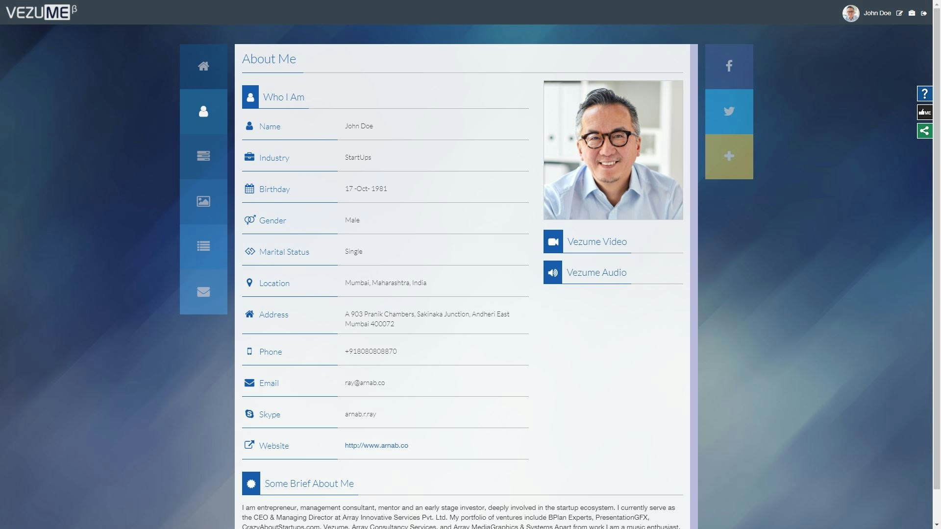 Vezume gallery image