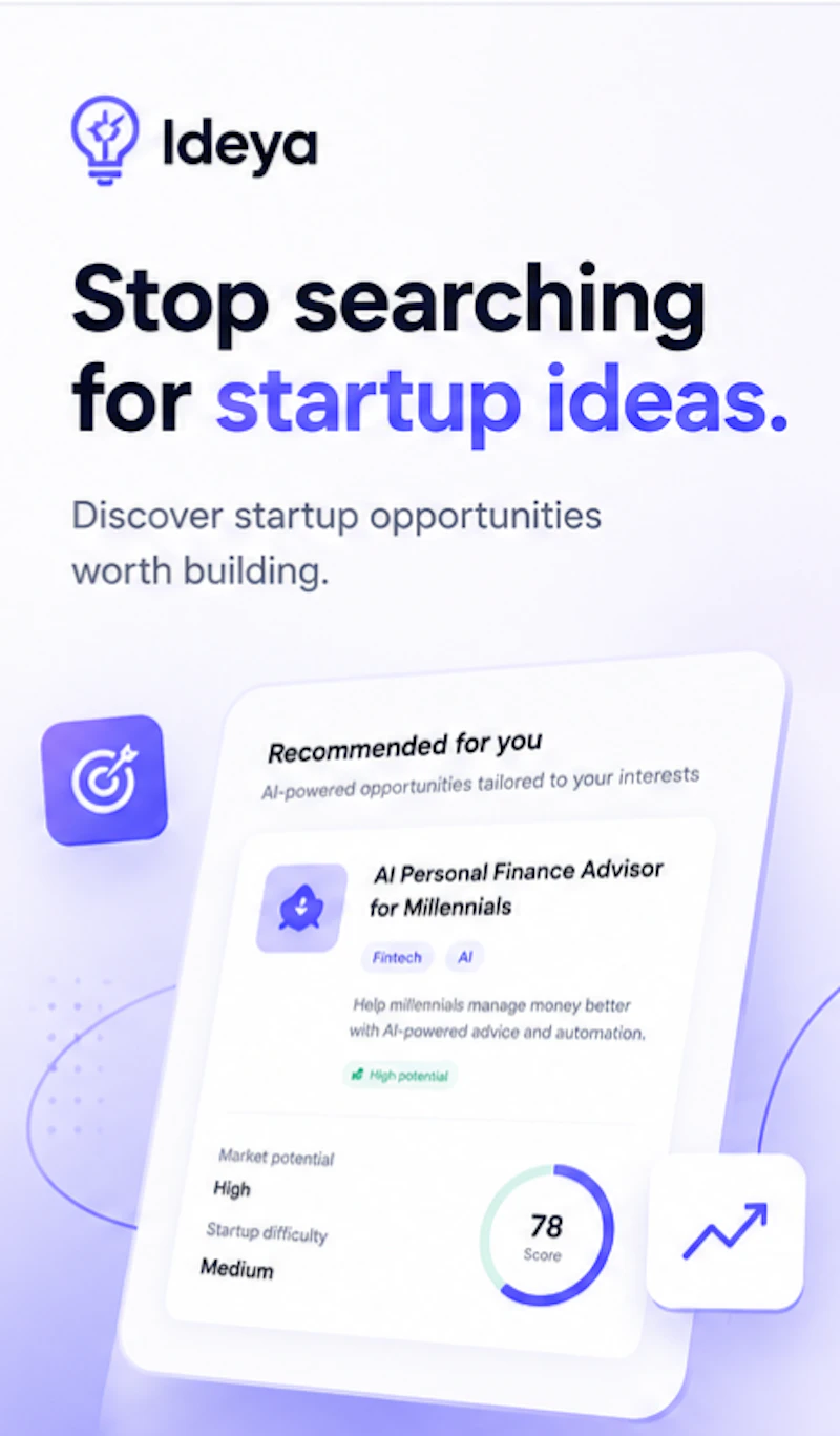 Ideya — Discover Ideas built for YOU screenshot 1