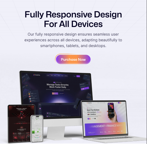 SaaS & Tech Startup WordPress Theme gallery image