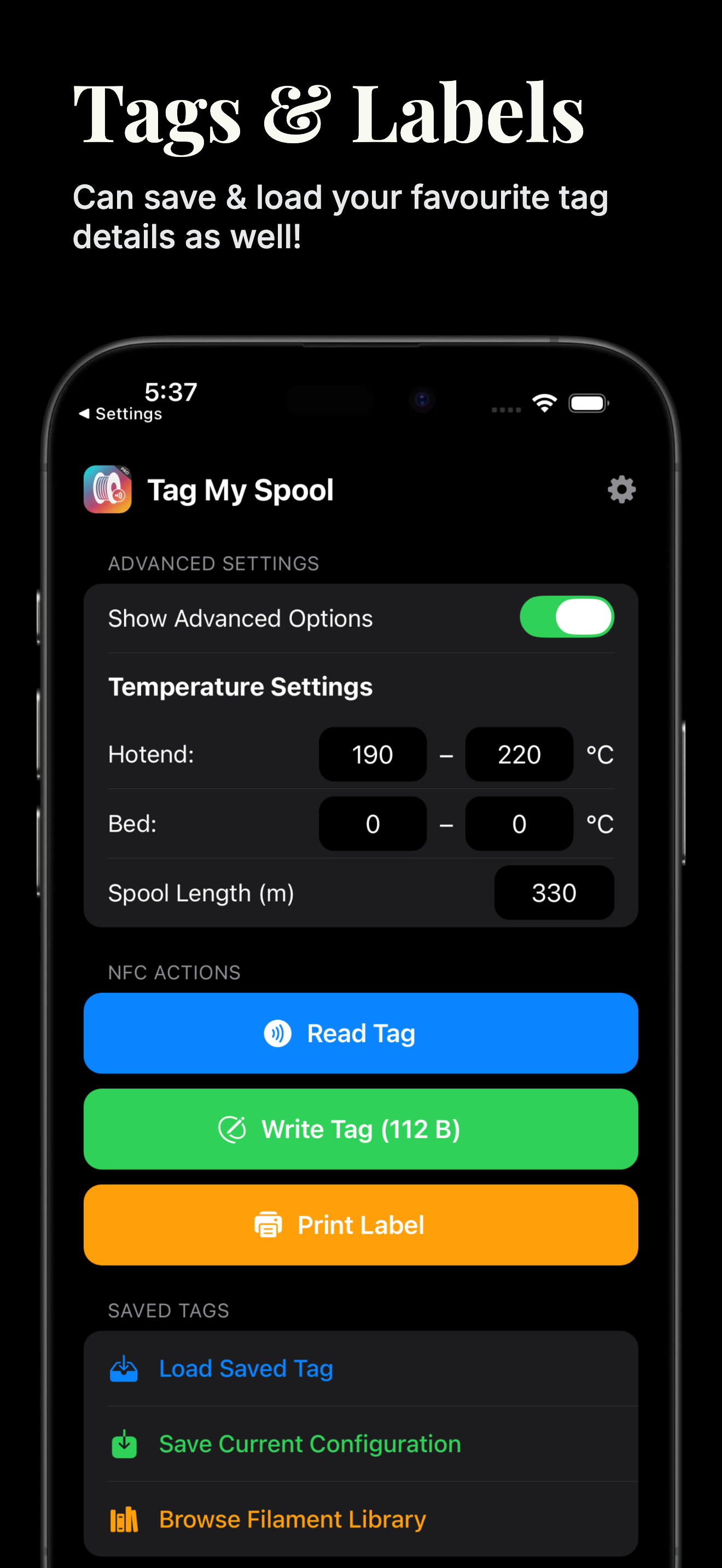 Tag My Spool – NFC Filament gallery image