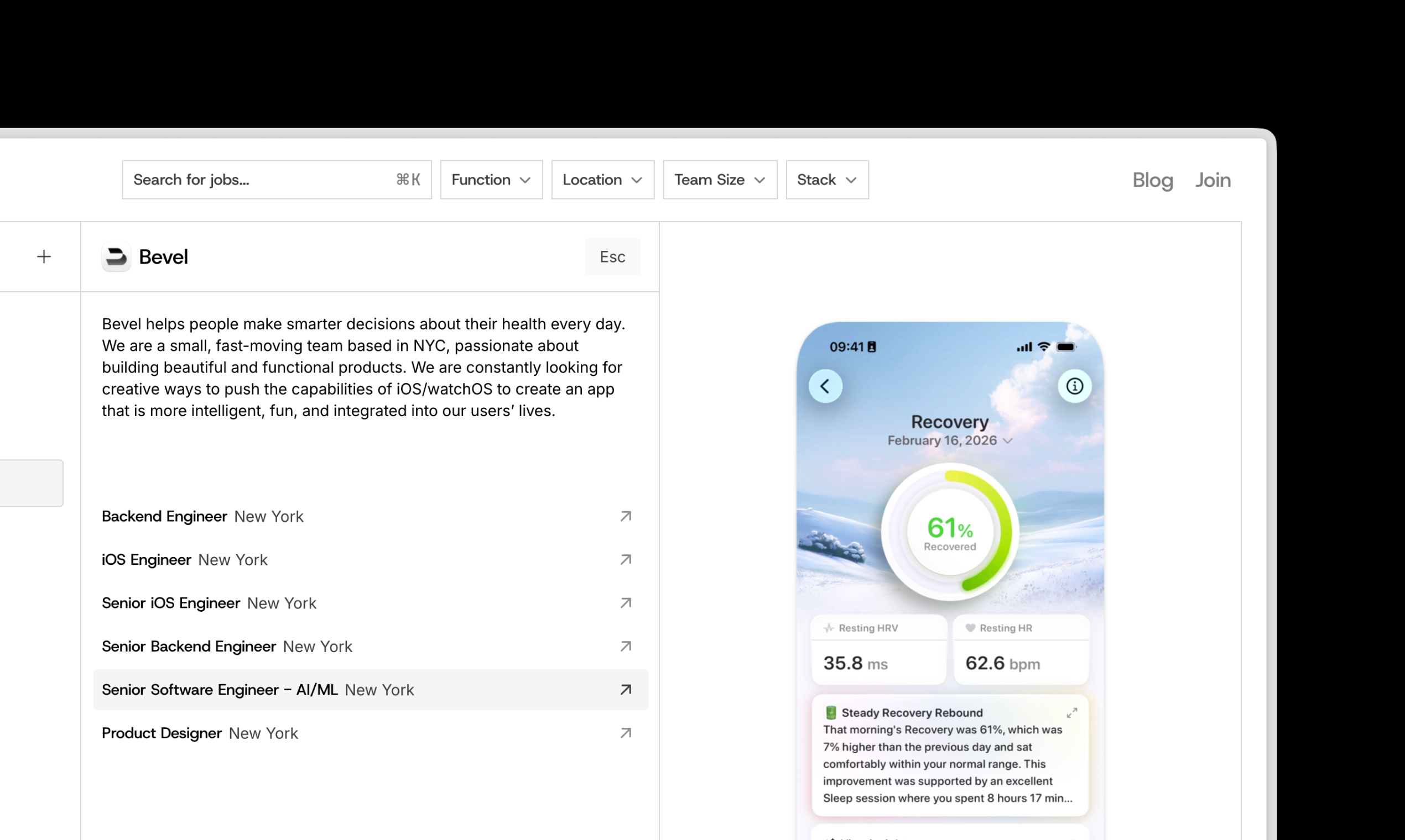 iOS Jobs by Spotted in Prod - Screenshot 5 showing product features and functionality