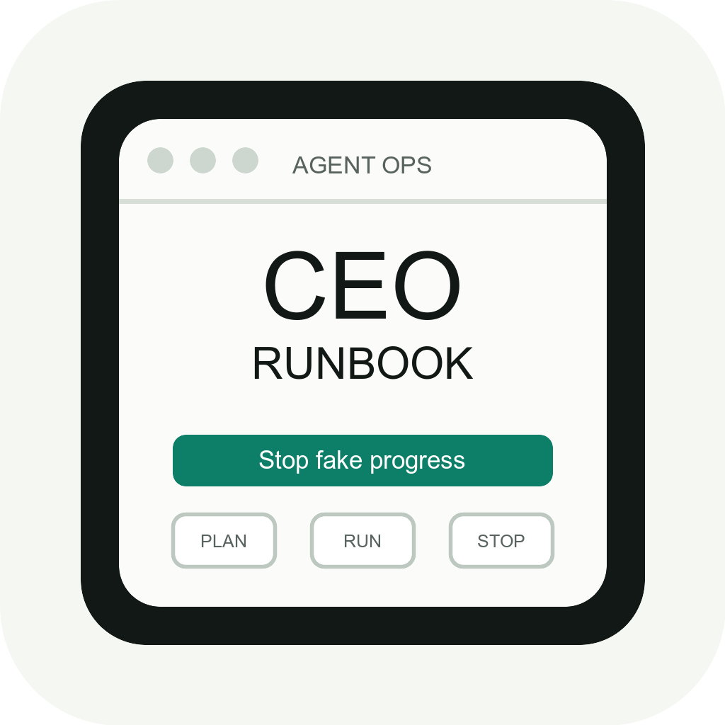 Agent CEO Runbook Kit
