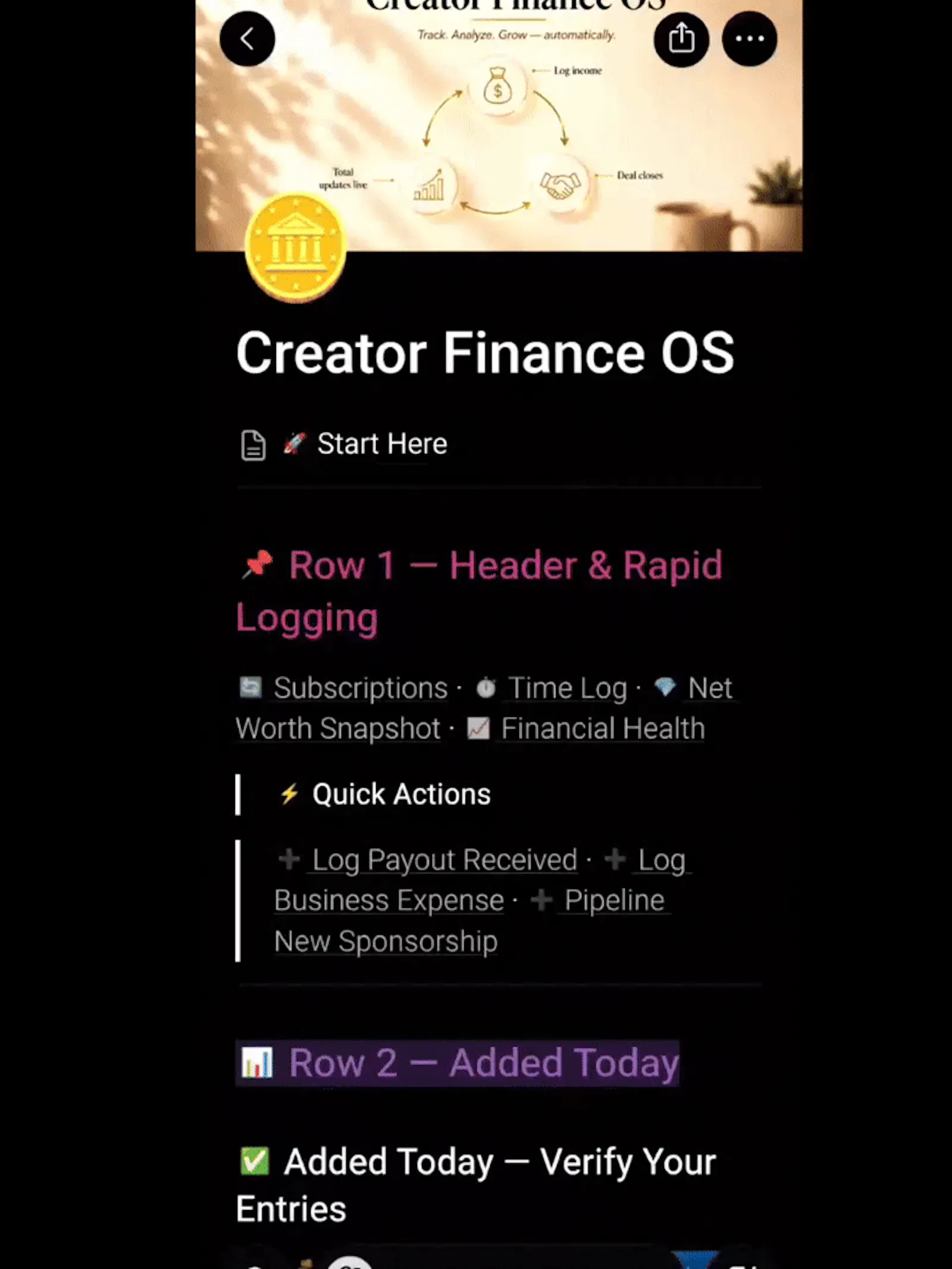 Adrian OS — Creator Stack screenshot 1 (video preview)