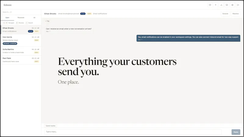 Foliosio screenshot 3