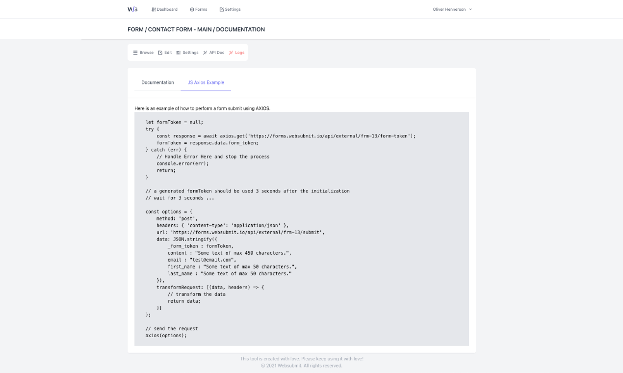 WebSubmit gallery image