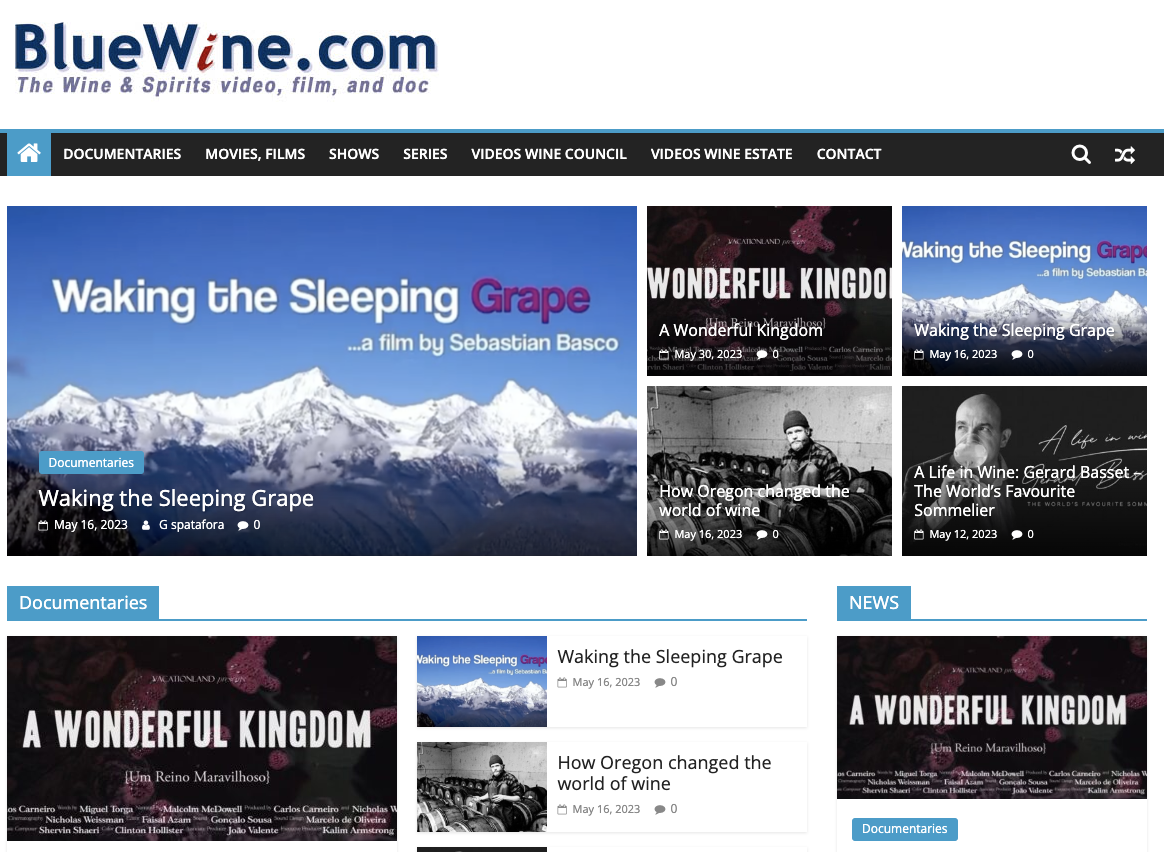BlueWine.com - Wine & Spirits Streaming Platform media 2