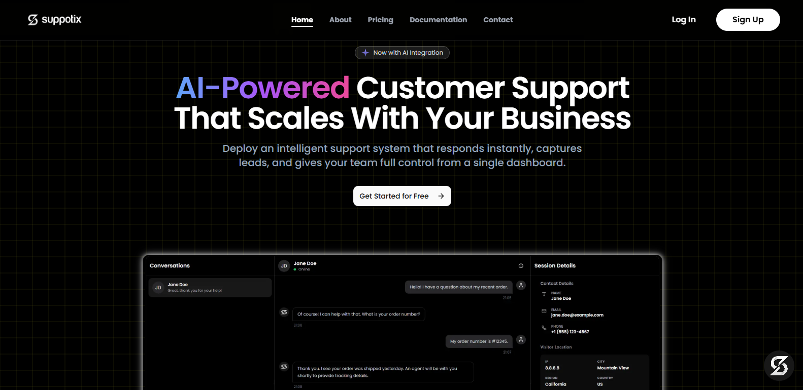 Suppotix - Main product screenshot demonstrating key features and user interface