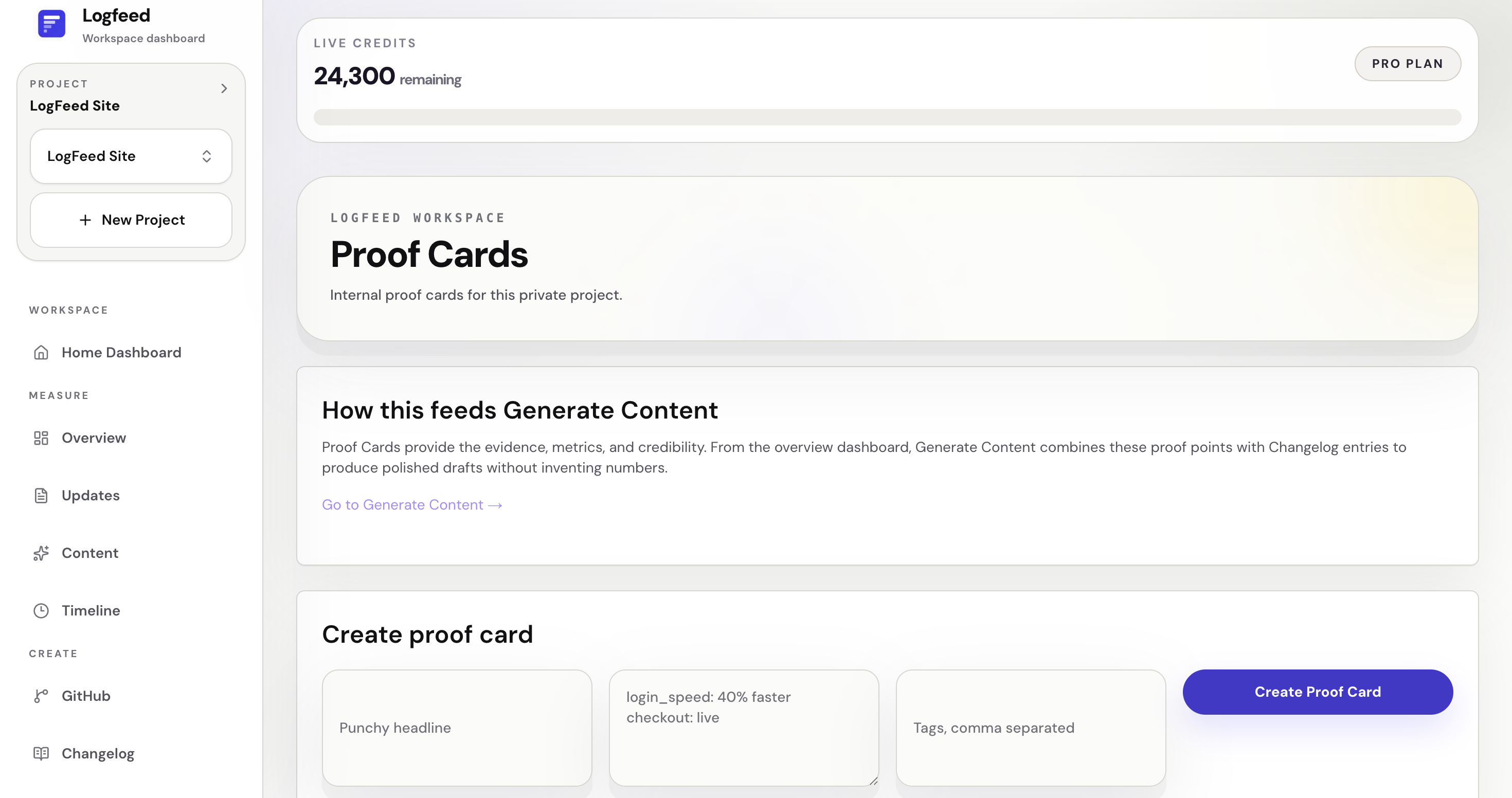 Logfeed gallery image