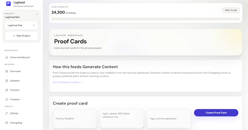Logfeed screenshot 11