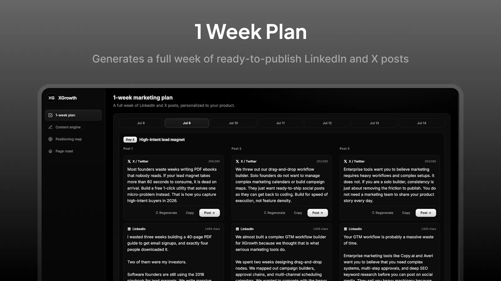 XGrowth screenshot 2