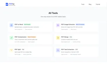 PDFtip - Your all-in-one PDF toolkit gallery image