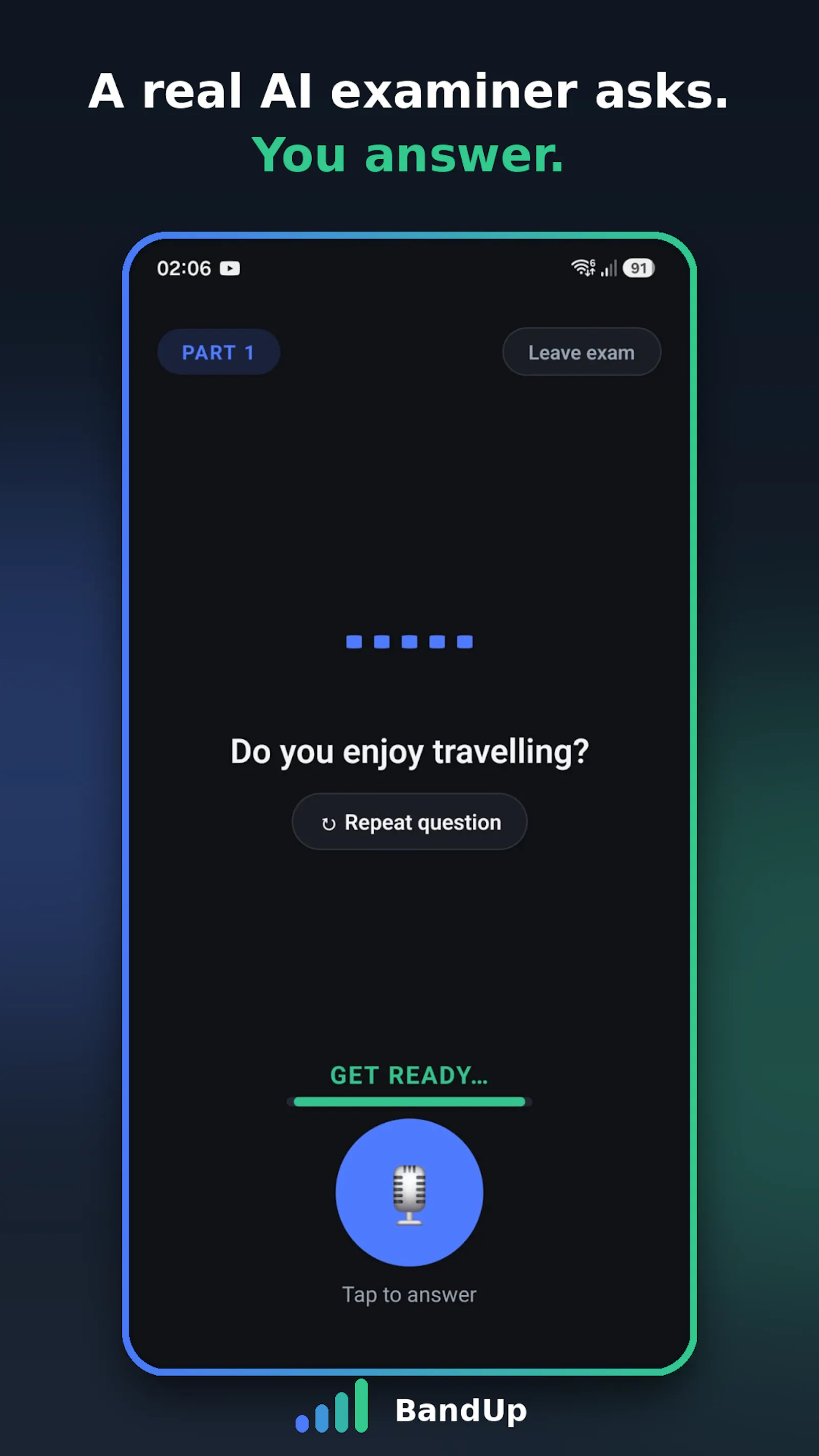 BandUp IELTS: AI Speaking Test screenshot 2