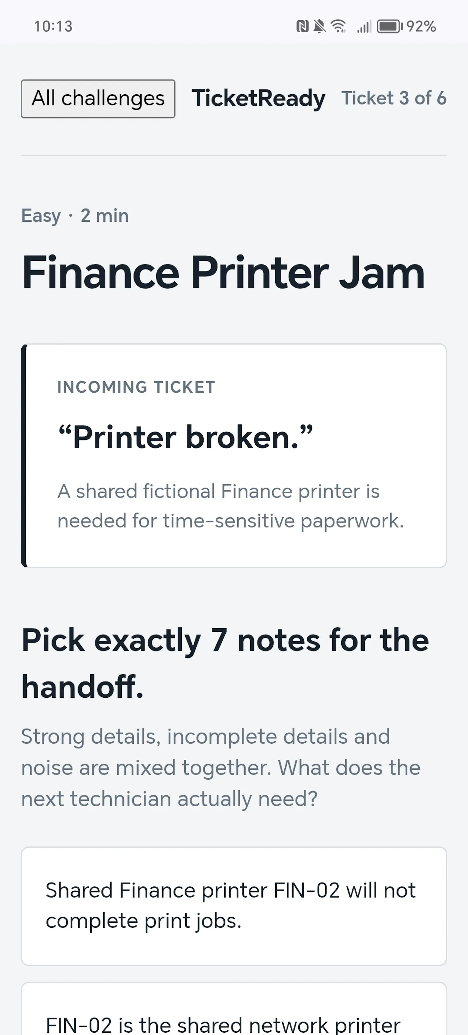 TicketReady screenshot 2