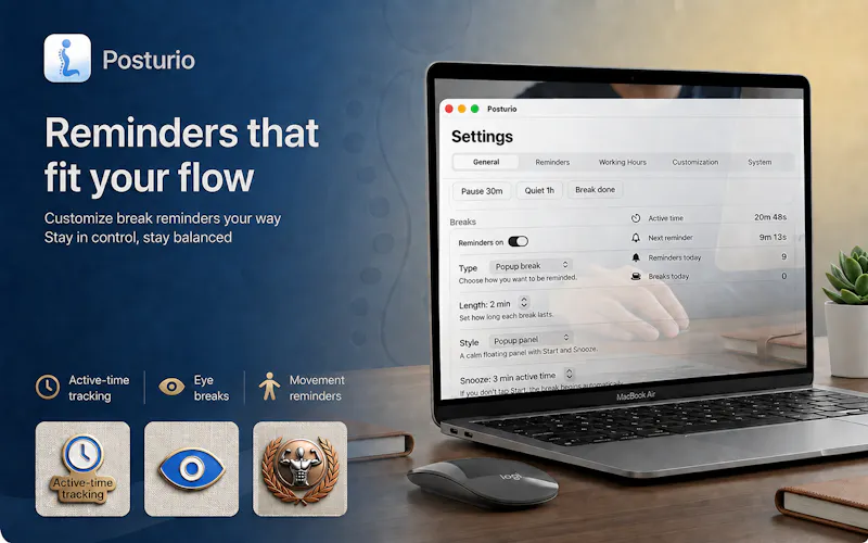 Posturio screenshot 3