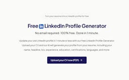 Linked Profile Generator media 3