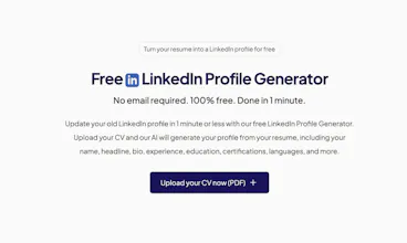 LinkedIn Profile Generator gallery image