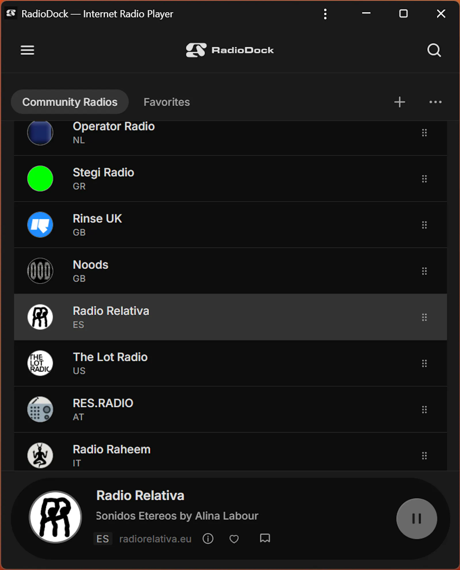 RadioDock screenshot 4