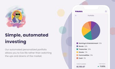 Man analyzing investment options - Make informed investment decisions with Voura&rsquo;s intuitive interface.