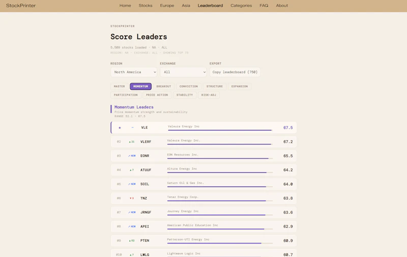 StockPrinter screenshot 1