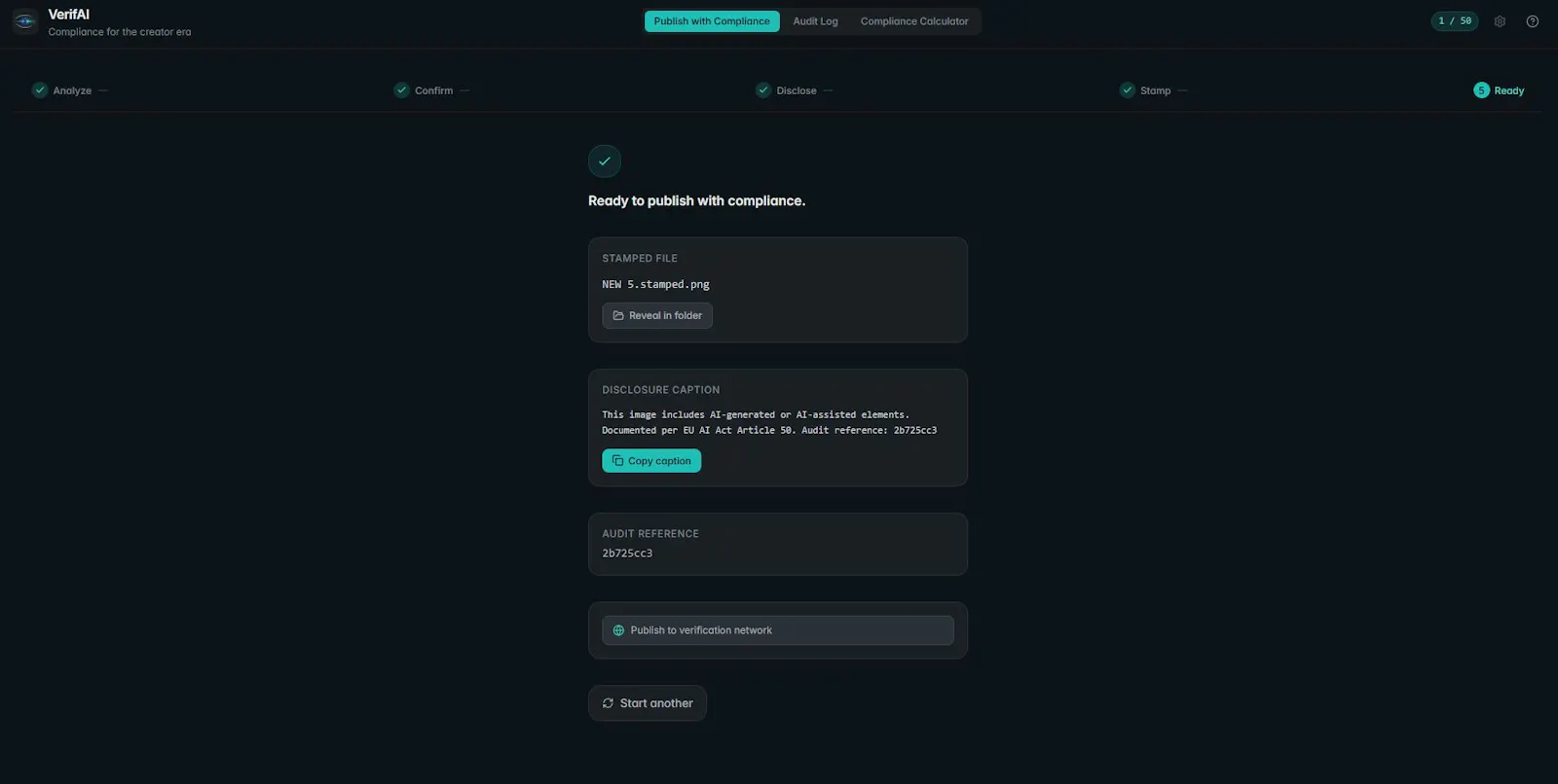 VerifAI screenshot 2