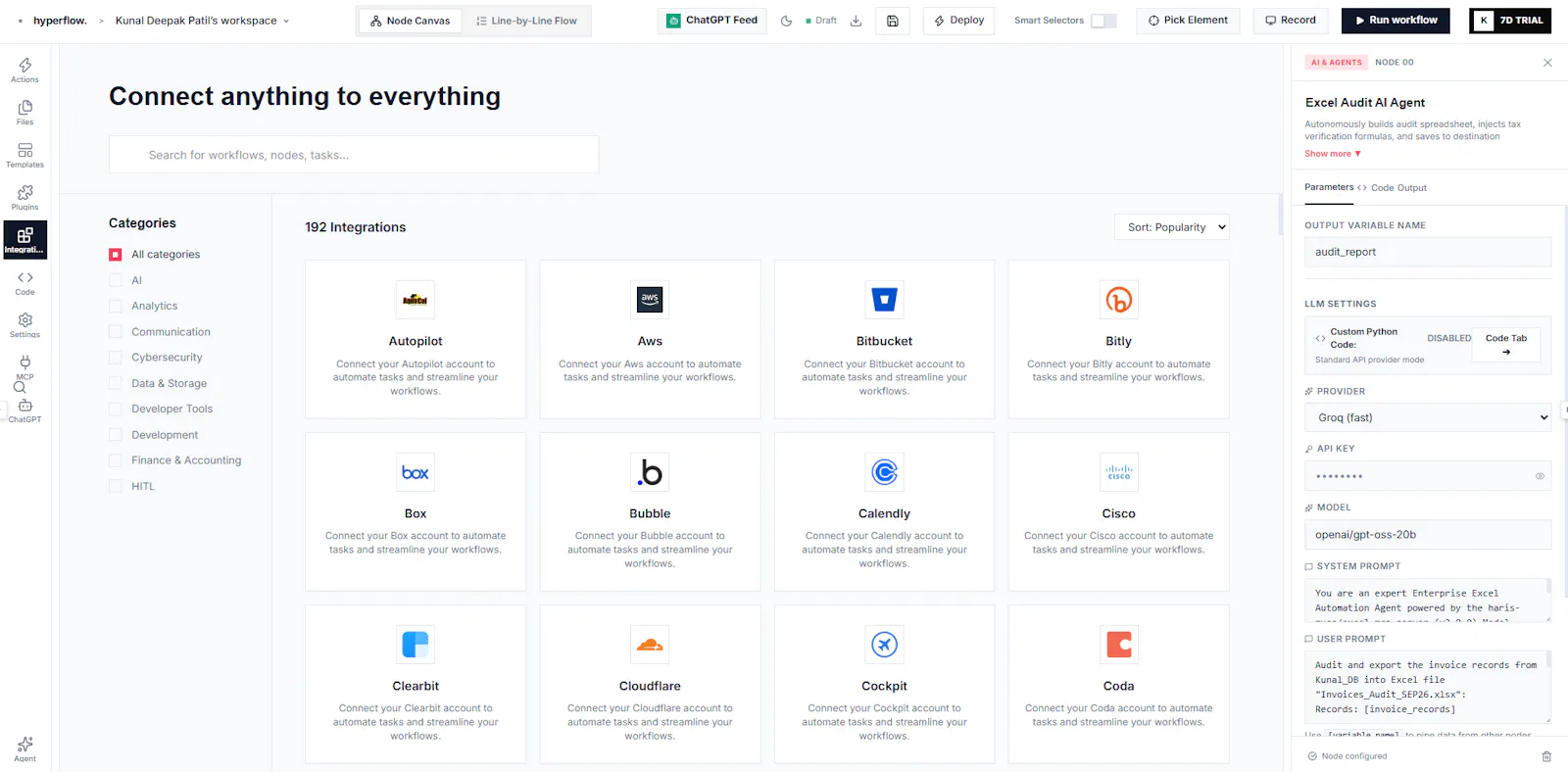 Hyperflow screenshot 3