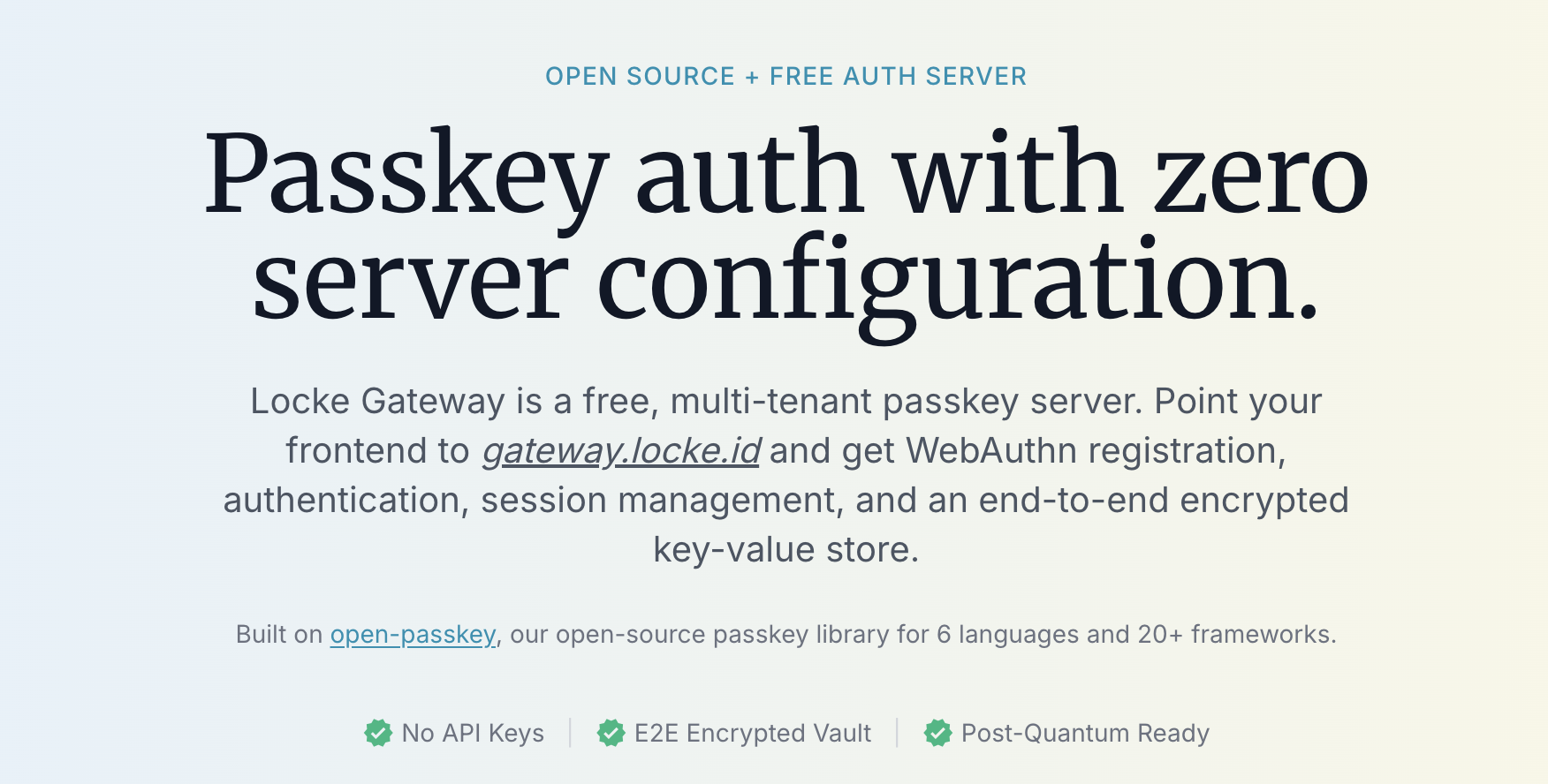 Open Passkey gallery image