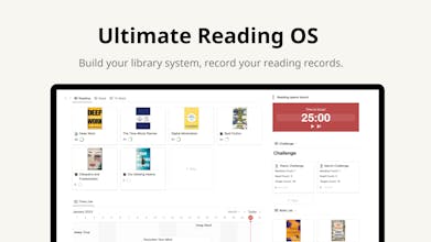 Notion Template: Ultimate Reading OS gallery image