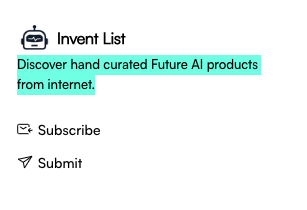 startuptile Invent List-Discover hand curated future AI products from internet