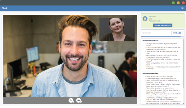 Plus2 - Speed Networking made easy gallery image