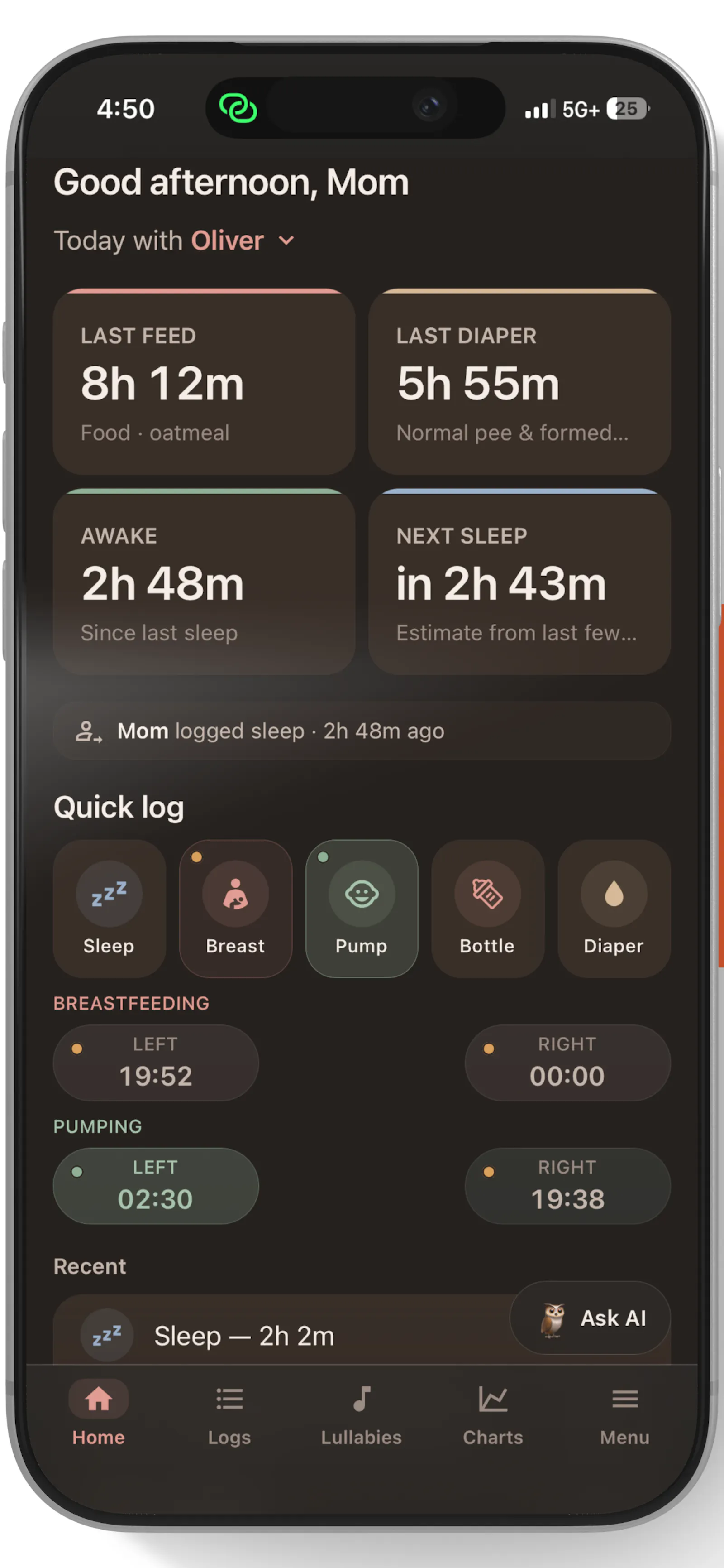 BirdNest: Baby Tracker screenshot 3