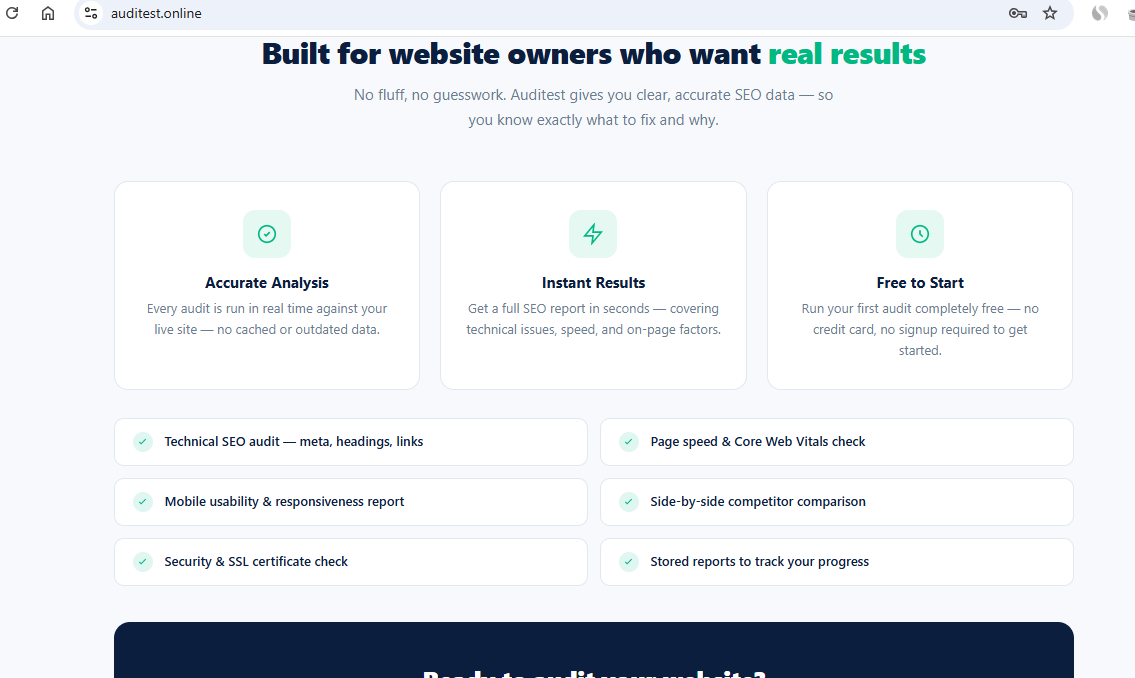 Website Audit Tool gallery image