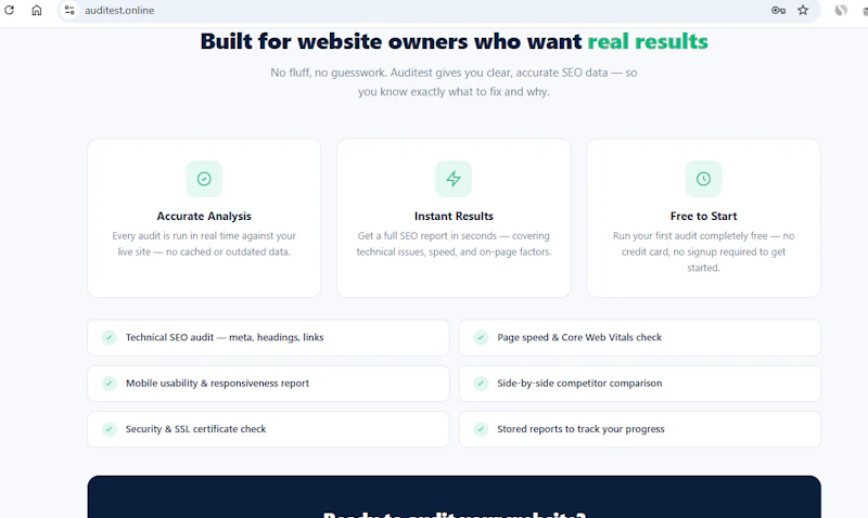 Website Audit Tool screenshot 5