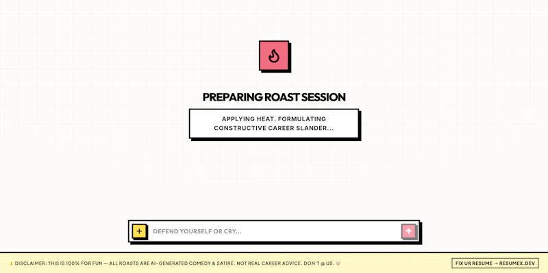 Resume Roast screenshot 2
