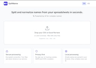 SplitName gallery image