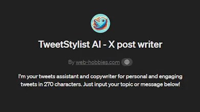 TweetStylist AI - X post writer gallery image