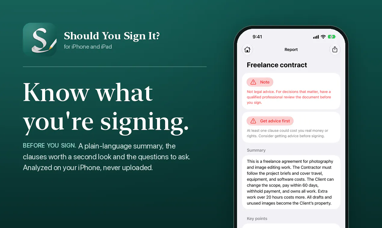 Should You Sign It? gallery image
