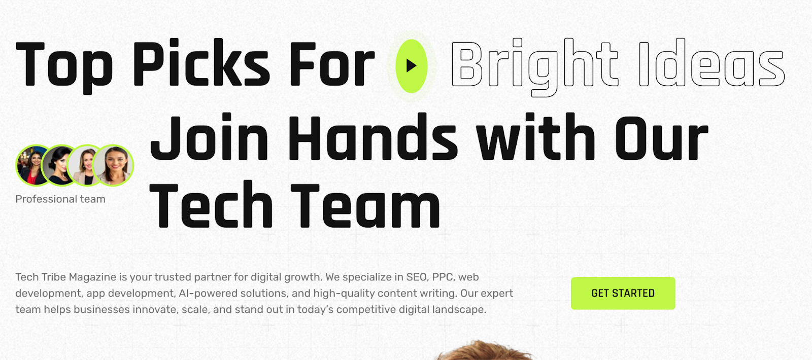 Tech Tribe Magazine - Main product screenshot demonstrating key features and user interface