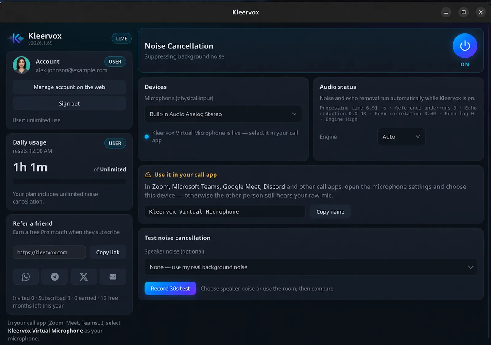 Kleervox screenshot 2