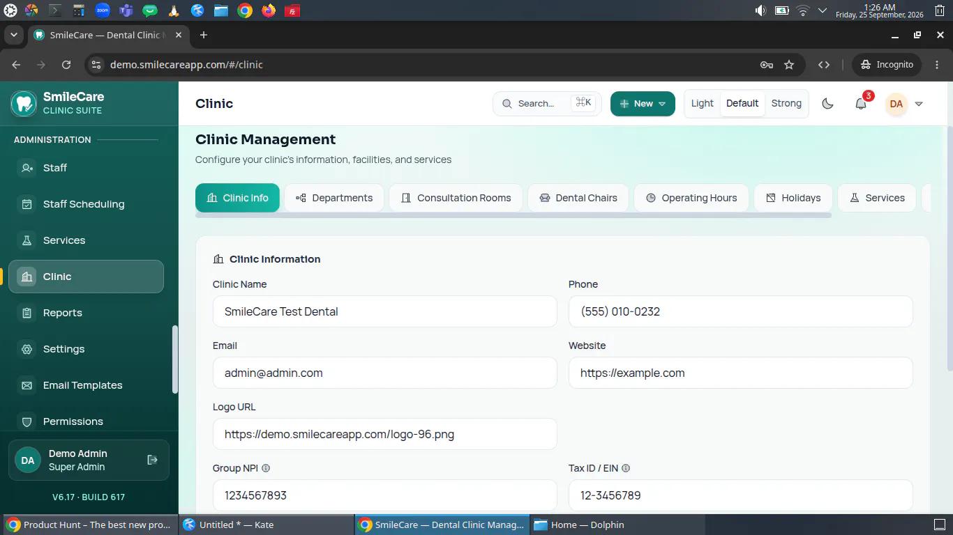 SmileCare Dental Practice Management App gallery image