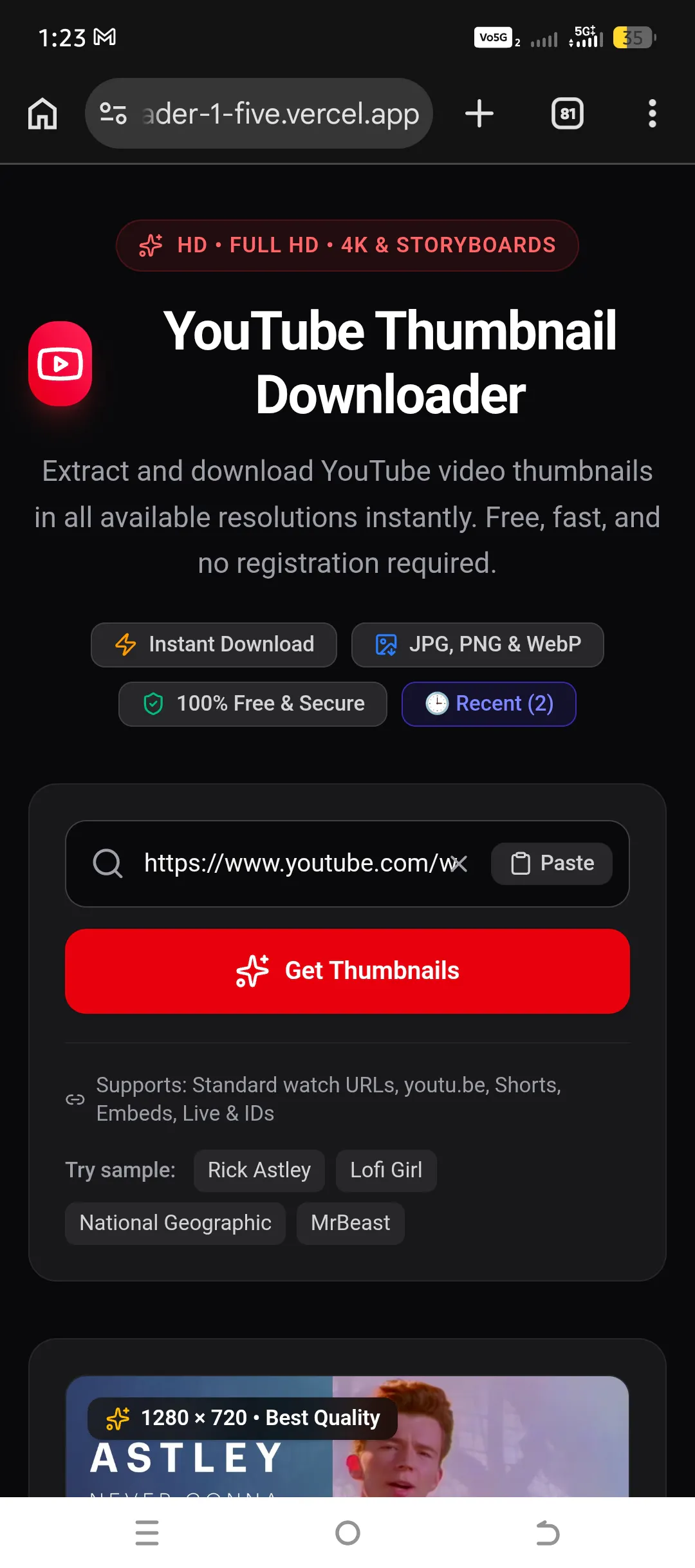 YouTube channel download