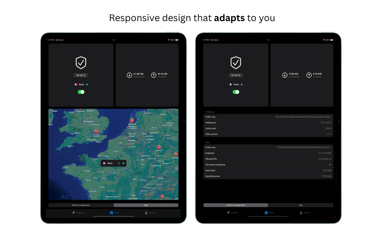 UPVPN для iOS и iPados - Современный VPN без сервера на основе Wireguard медиа 6