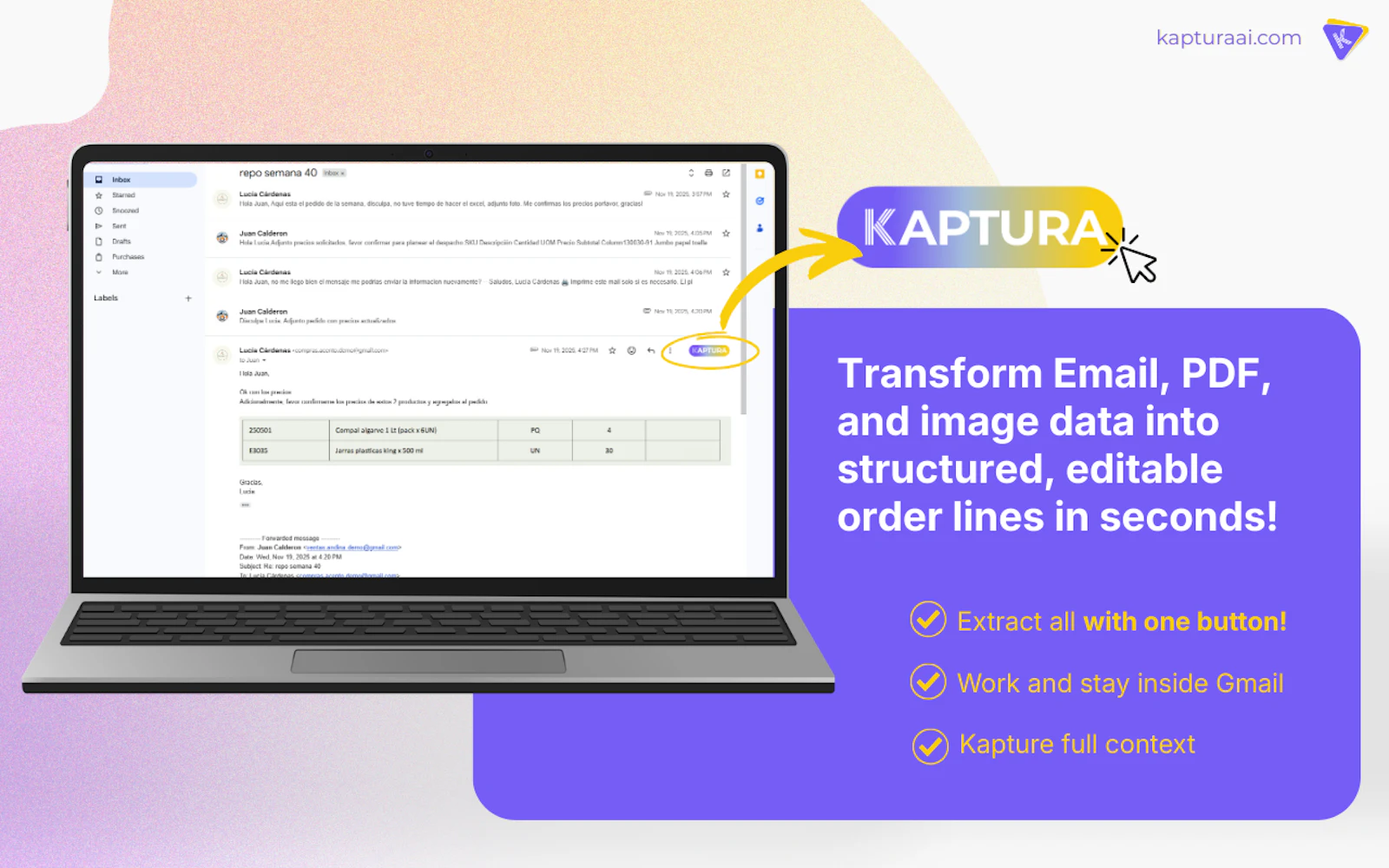 Kaptura.ai screenshot 2
