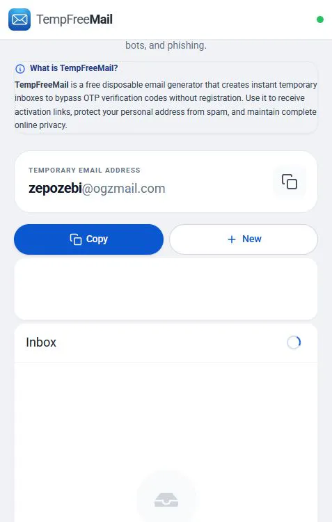 TempFreeMail: Disposable Email gallery image