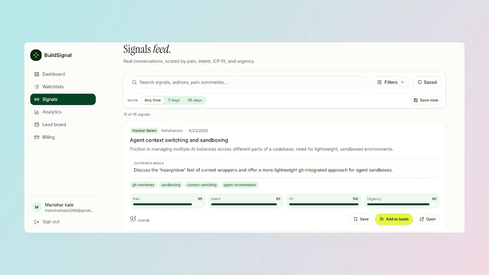 Build Signal screenshot 4