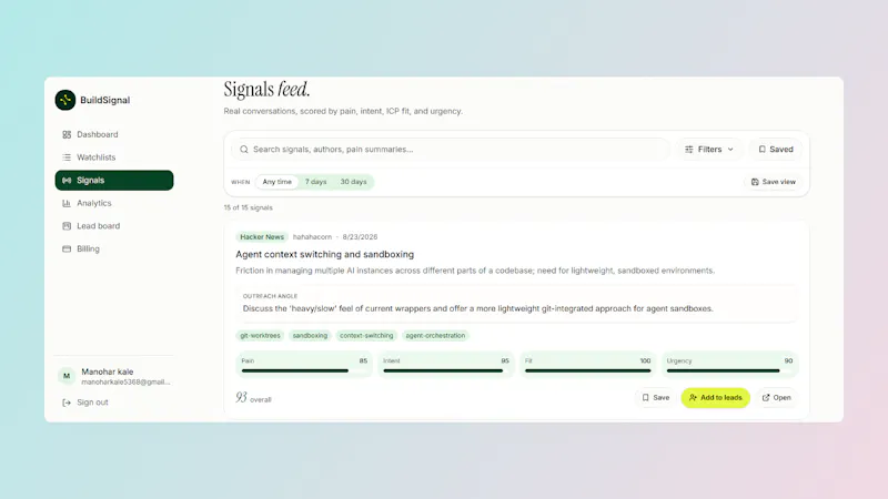 Build Signal screenshot 4